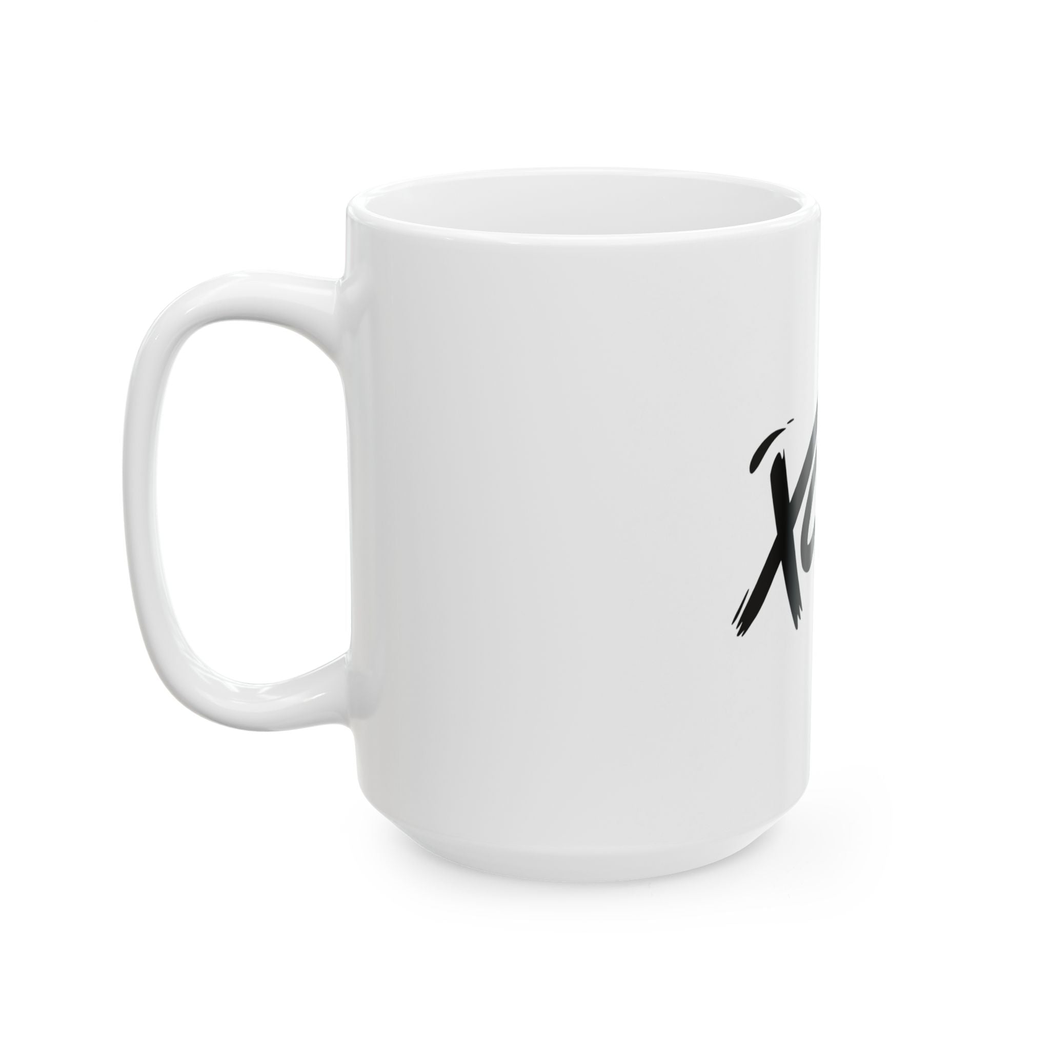 XCLSV Alien Logo Ceramic Mug — Graphic Coffee Tea Cup (11oz & 15oz)
