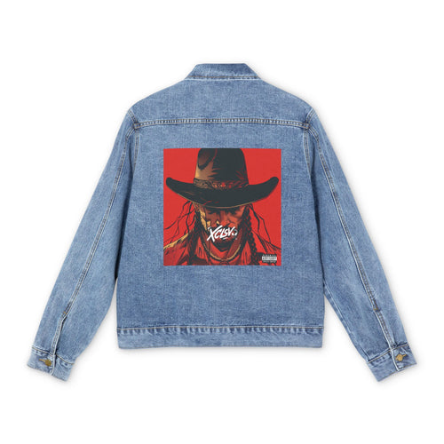 Denim XCLSV Jacket — Red Mvrsiano Back Patch